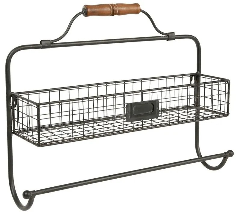 Raft de perete din metal si mesteacan, Reserve