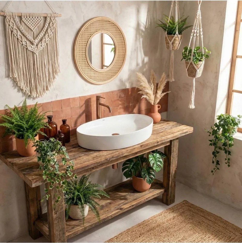 Lavoar pe blat Joana 65 alb