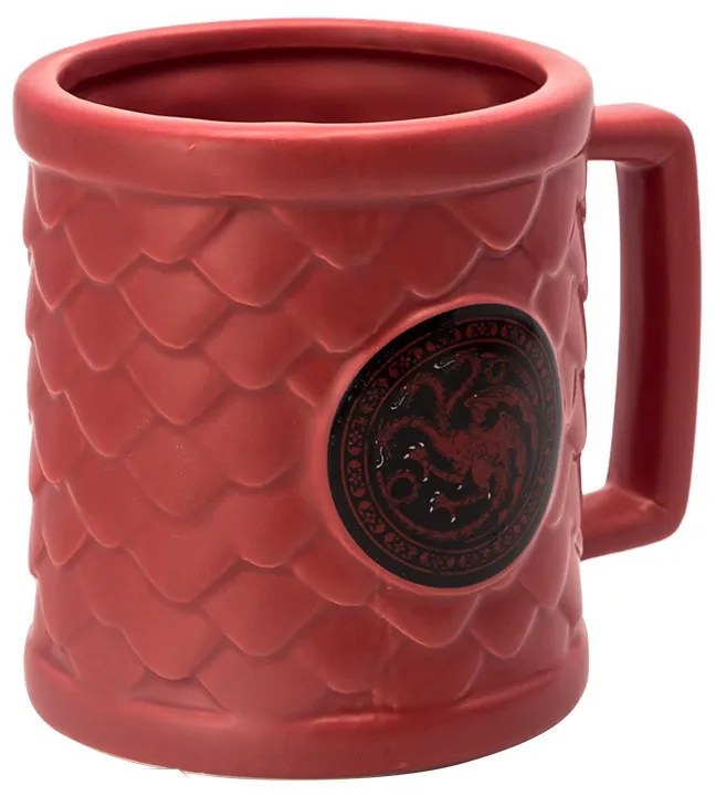 Cana 3D licenta Game of Thrones - Casa Targaryen 500 ml