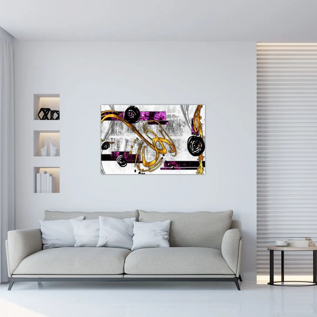 Tablou abstracției (90x60 cm)