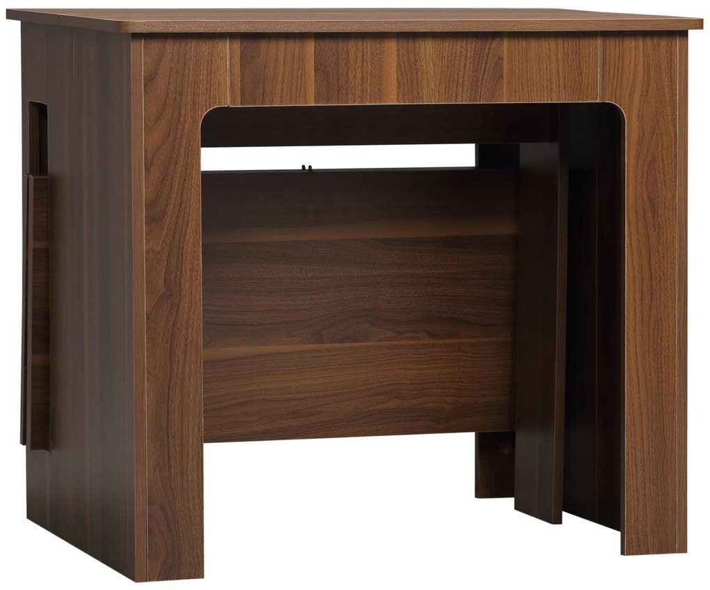 HOMCOM Masă Extensibilă, Masă Mobilă, Design Modern, 180 cm x 85 cm x 75 cm, Maro | Aosom Romania