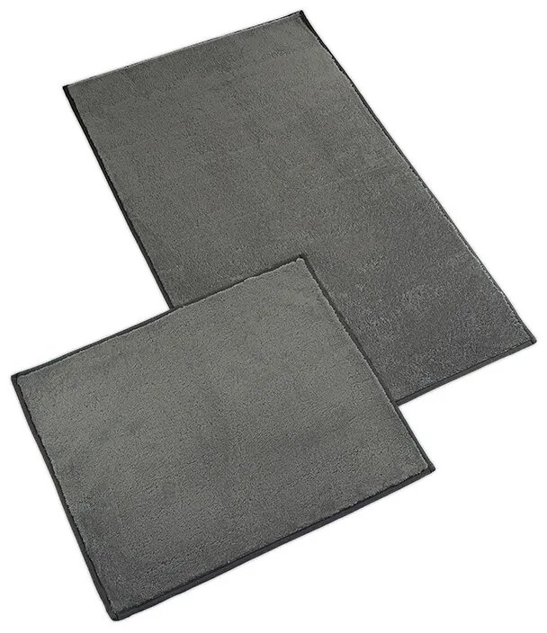 Bellatex Set de covorașe de baie fără decupajBANYGOLD gri închis, 60 x 100, 60 x 50 cm