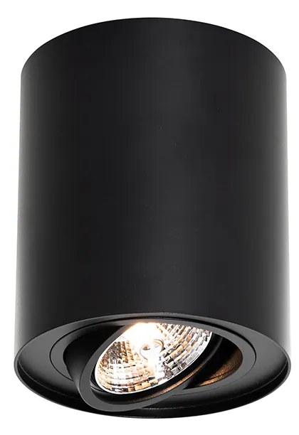 Spotlight modern de tavan negru, rotativ și înclinabil AR70 - Rondoo Up