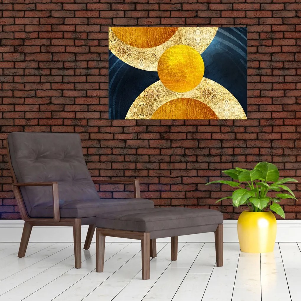 Tablou - Cercuri (90x60 cm)