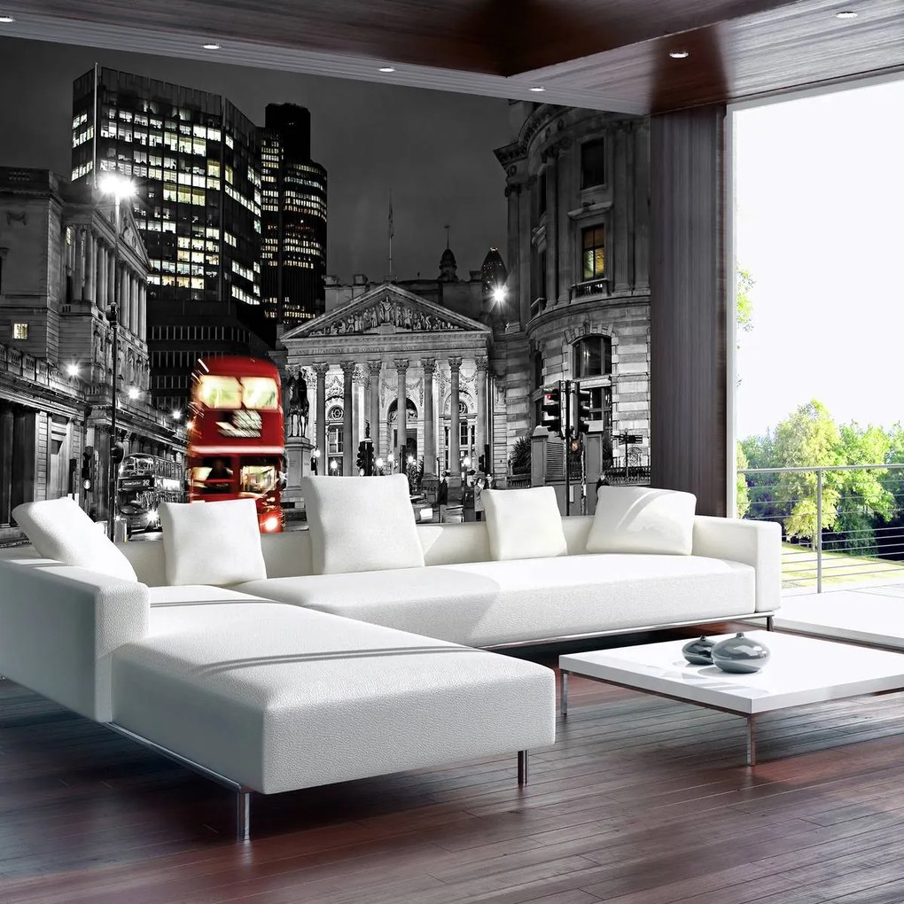 Fototapet - Londra și Red Double Decker (152,5x104 cm)