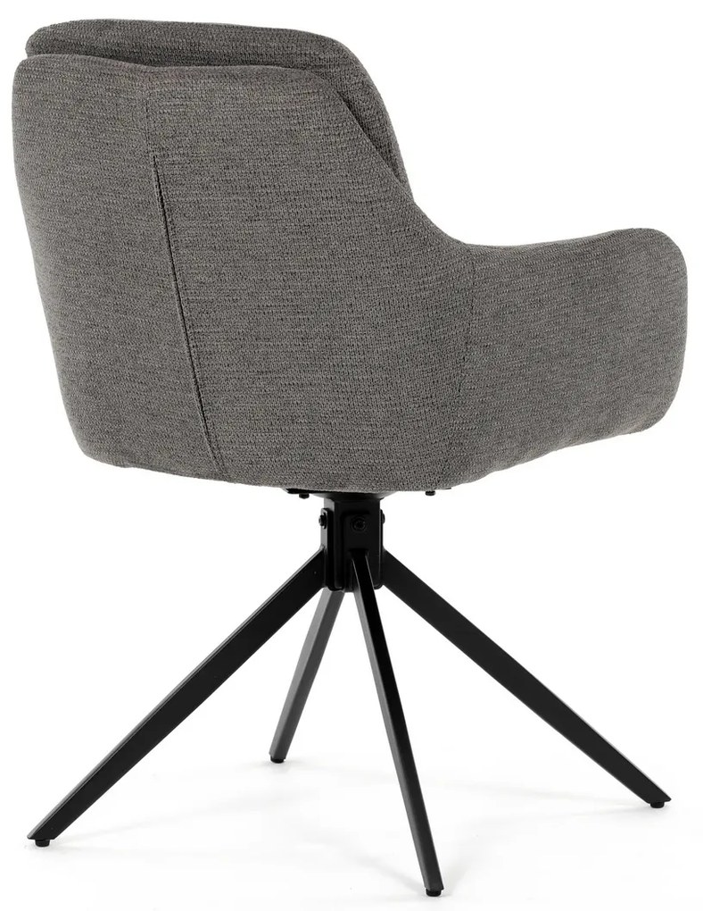 Set de scaune de sufragerie cu mecanism deîntoarcere DCH-P3174 GREY2, 2 buc.