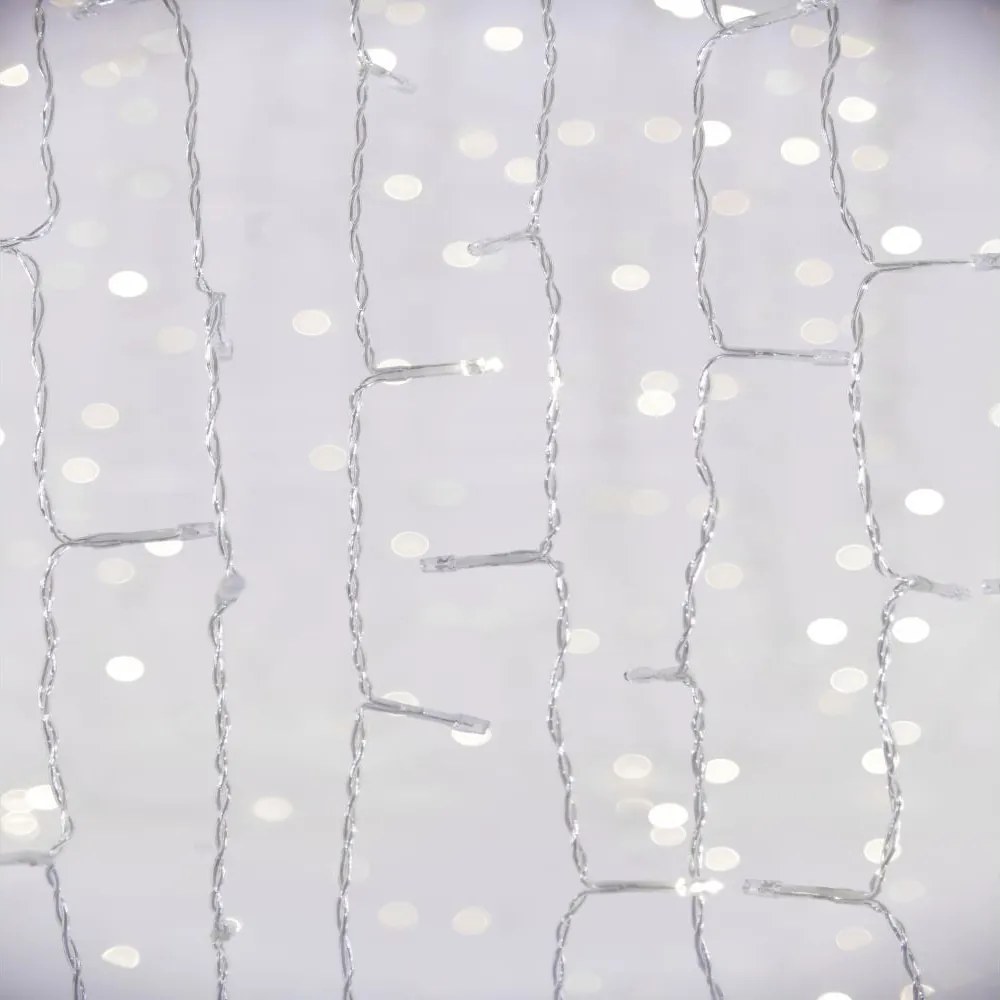 Perdea LED pentru exterior CURTAIN 480xLED/8,4W/230V 3x3 m IP44 alb rece