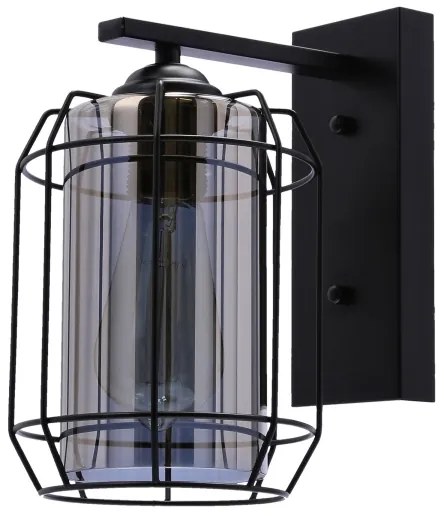 Lampă de perete JONERA 1xE27/40W/230V negru