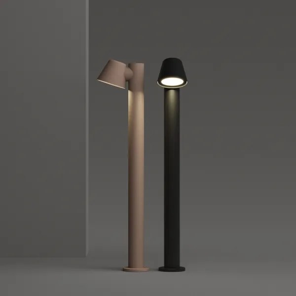 Ideal Lux - Lampă de exterior GAS 1xGU10/35W/230V 80 cm IP43 maro