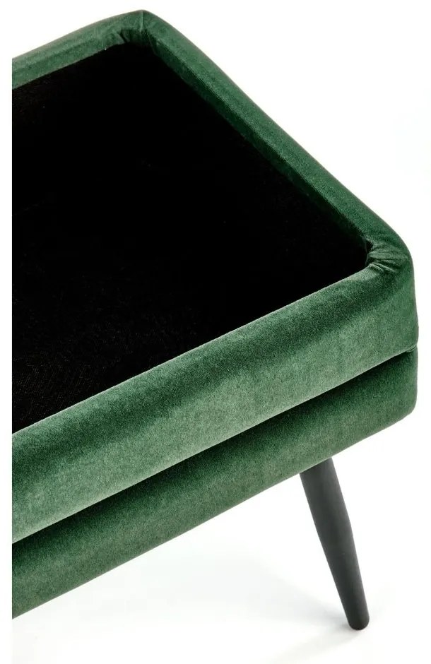 Scaun Velva 1, verde/negru