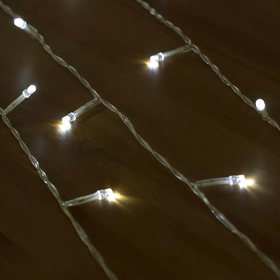 Perdea luminoasă decoLED LED HOBBY LINE, 2x2m, alb rece, 200 diode