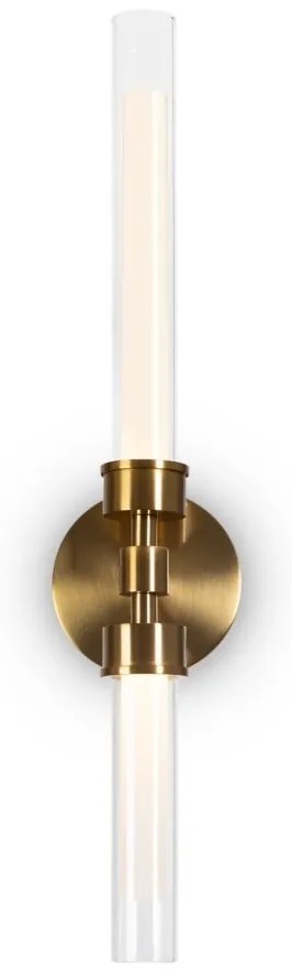 Aplica LED de perete design modern Stelo alama, transparent