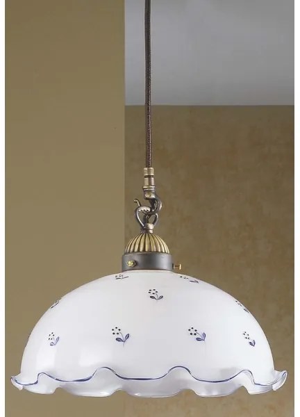 Lustră pe cablu NONNA 1xE27/75W/230V albastru Kolarz 731.30.25