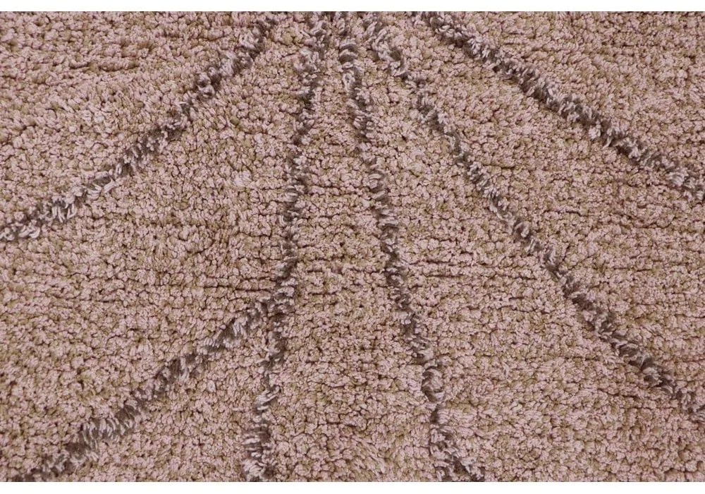 Covor pentru copii roz lavabil/țesut manual din bumbac 120x180 cm Monstera Vintage Nude – Lorena Canals