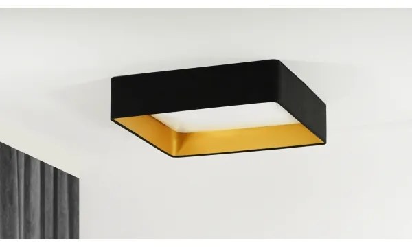 Brilagi - Plafonieră LED VELVET SQUARE LED/24W/230V neagră