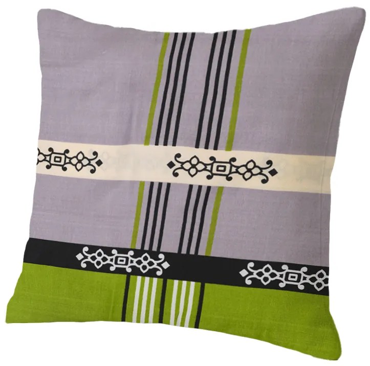 Set 2 bucati fete de perna decorative DANIELA 45x45 cm, verde