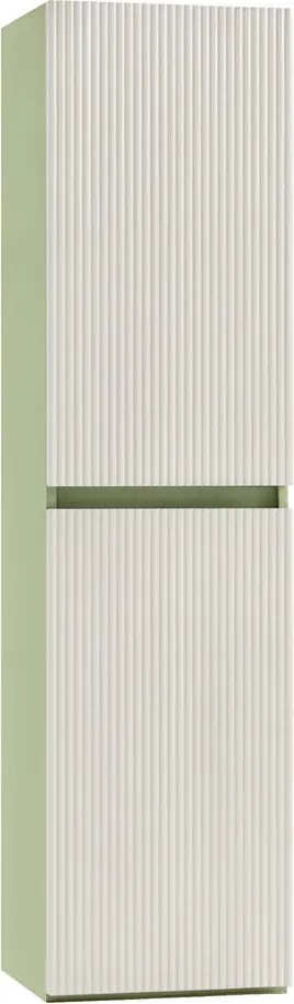 Trent suspendat dulap lateral lumina verde-alb