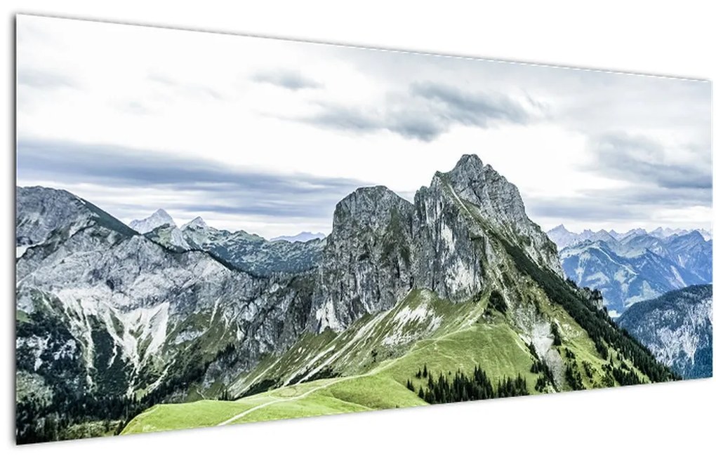 Tablou - Crestele munților (120x50 cm)