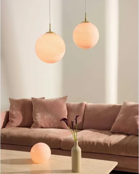 Halo Design 748815 - Lampă de masă CANDY, 1xE14/25W/230V, Ø 20 cm, roz