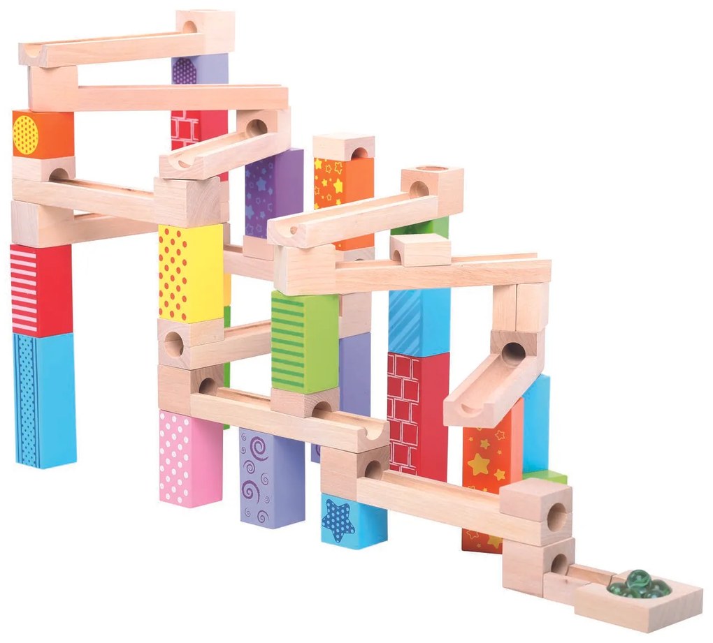 MARBLE RUN DIN LEMN - BIGJIGS (BJ786)