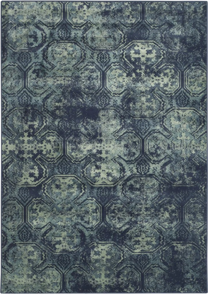 Covor Oriental & Clasic Rashida, Albastru/Multicolor, 100x140