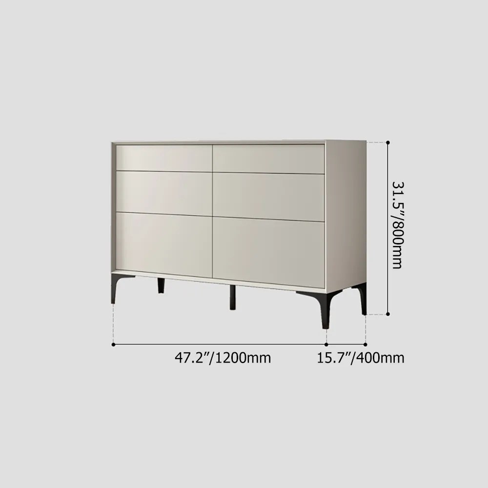 Comodă pentru dormitor alb în stilul minimalist DEPRIMO 31606 by Deprimo