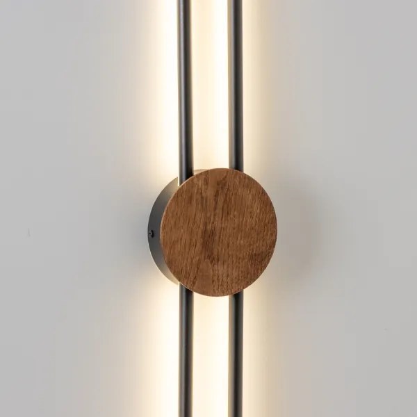 Aplică LED Brilagi WOODY COLLINE LED/15W/230V stejar