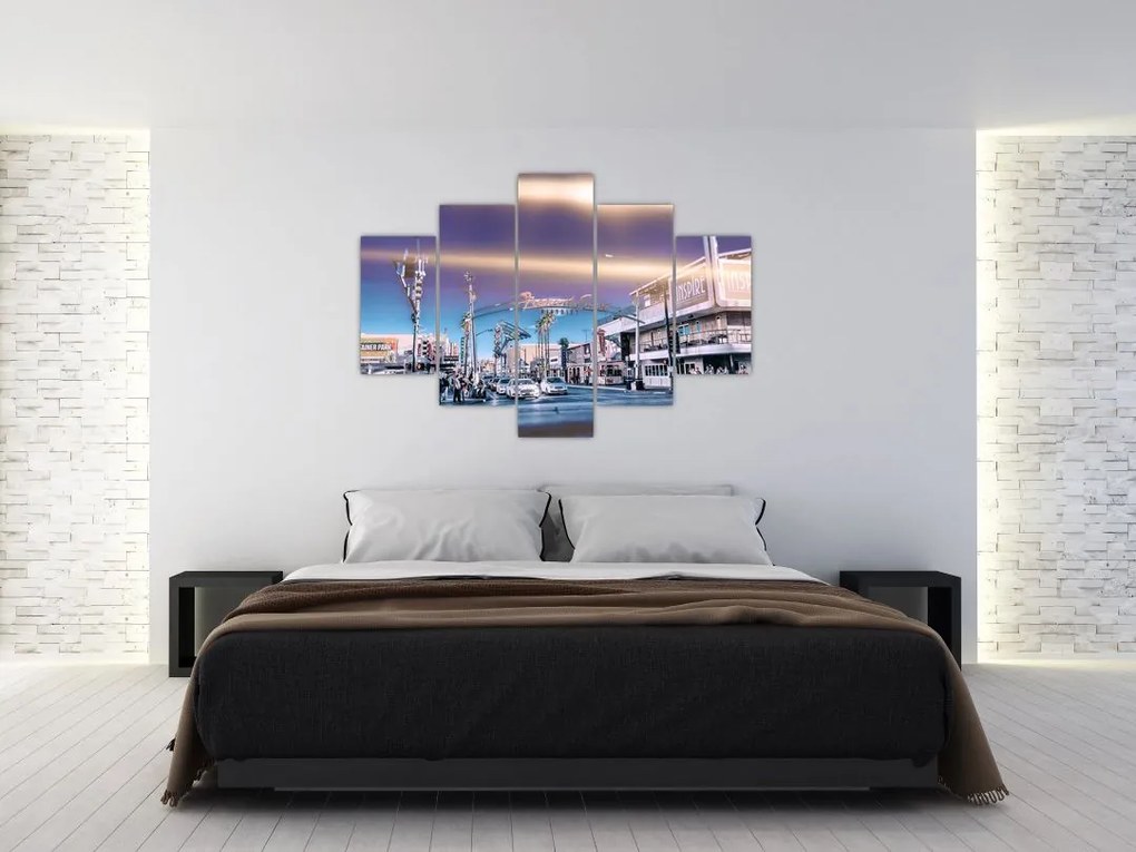 Tablou cu strada în Las Vegas (150x105 cm)