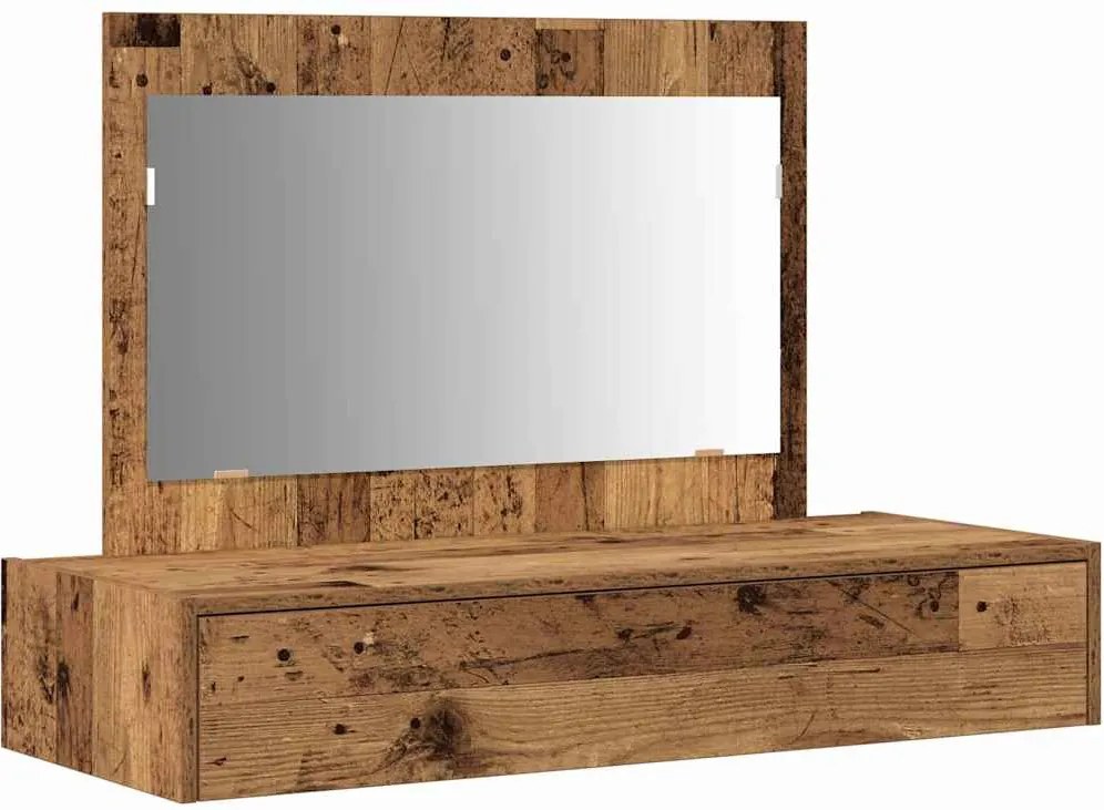 vidaXL Masă de Machiaj cu sertar Maro 100 x 40 x 70 cm Lemn compozit