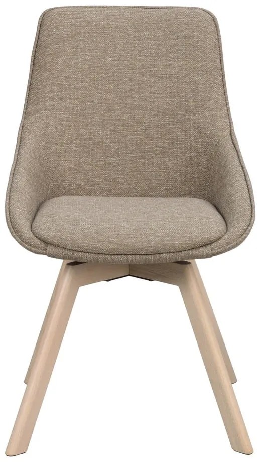 Scaune de dining bej 2 buc. Alison – Rowico