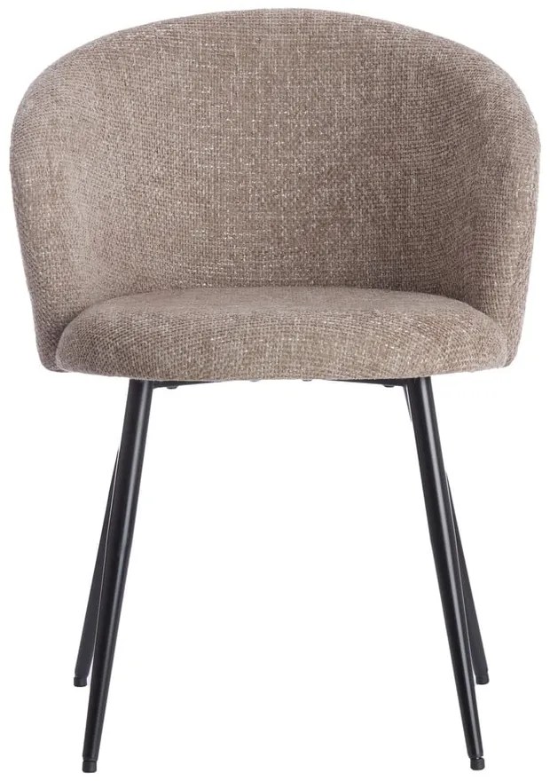 Set de scaune de sufragerie bej 2 buc. din metal Radaja – Light &amp; Living