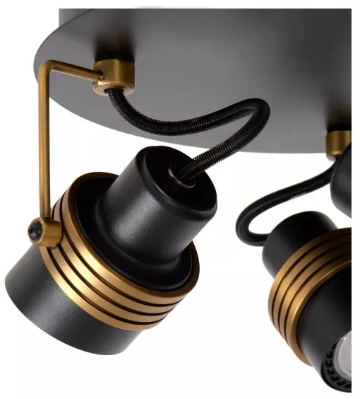 Spot Lucide 34944/13/30 TUNDRAN 3xGU10/5W/230V negru