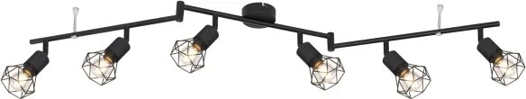 Globo 54802S-6S - Corp de iluminat tip spot XARA 6xE14/40W/230V