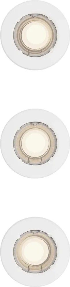 Philips - Set de 3 spoturi încastrate PERIDOT 1xGU10/7W/230V alb