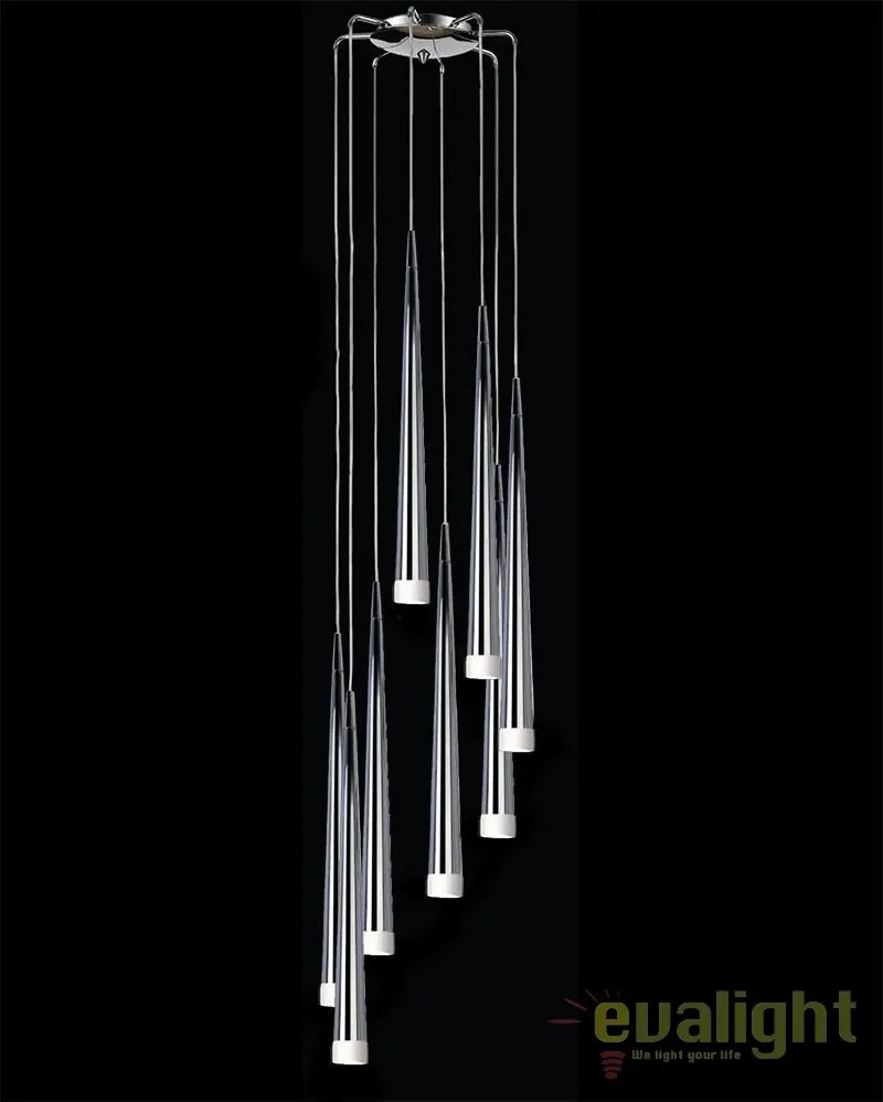 Lustra design modern Stylo 8 chrome