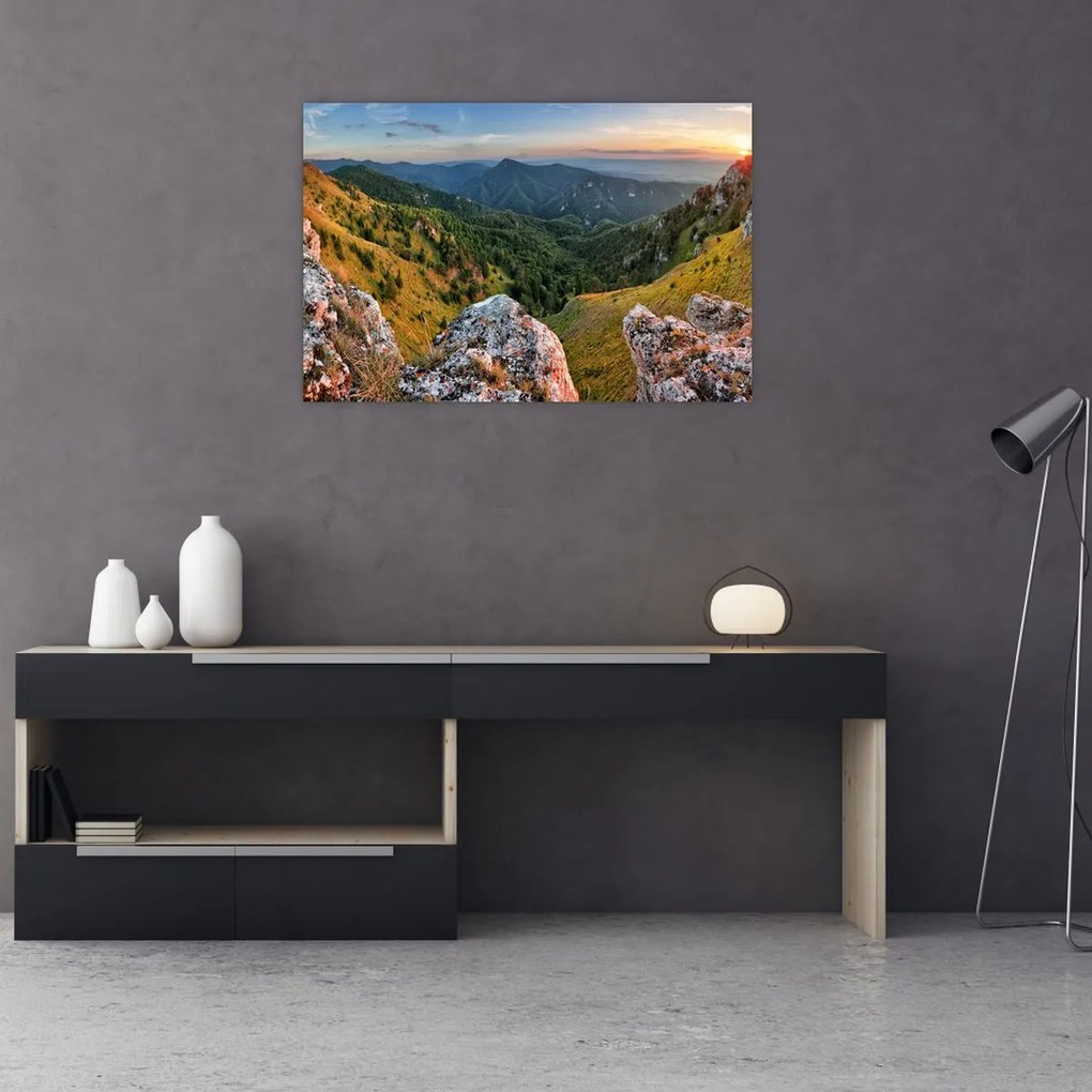 Tablou - Peisaj montan (90x60 cm)