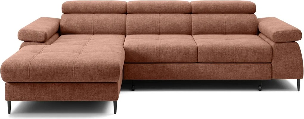 Colțar lemn masiv Cordoba I extensibil, 282 × 175 × 76 cm - Stânga