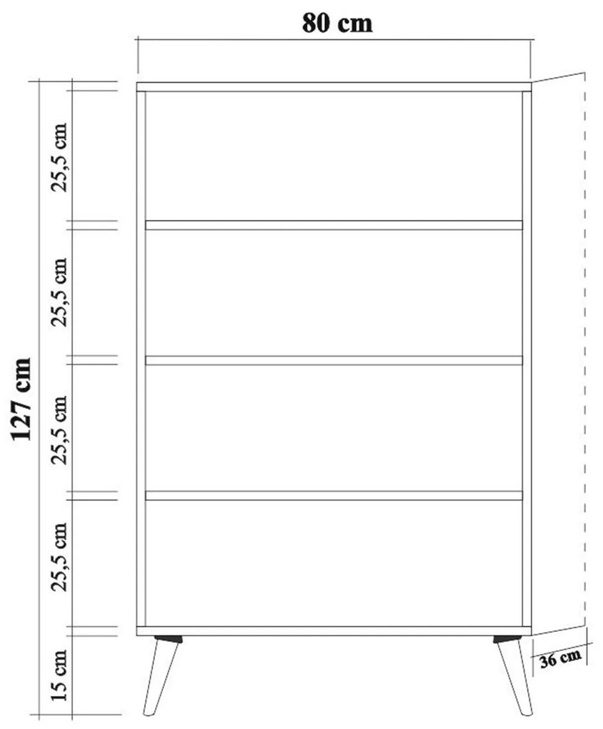 Dulap Multibox (stejar sonoma). 1072018