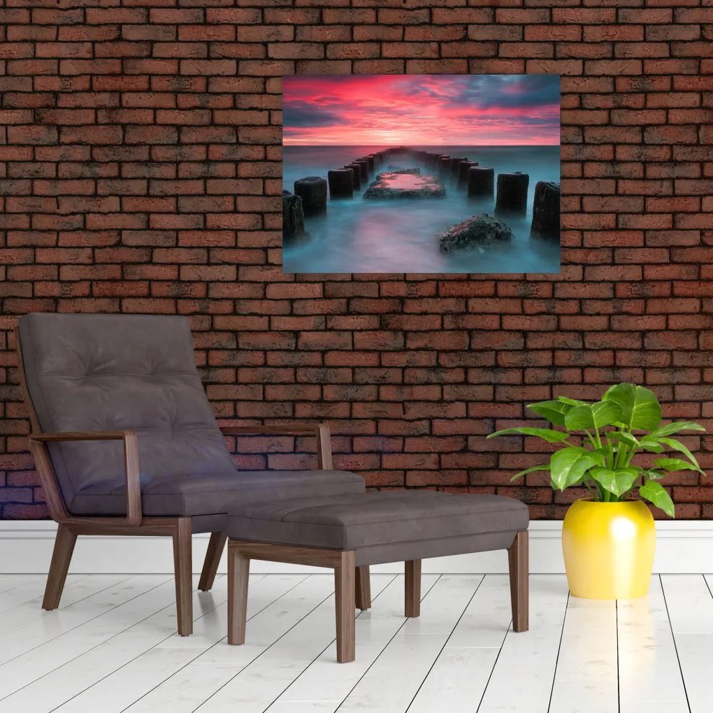 Tablou - Pietre în mare (70x50 cm)