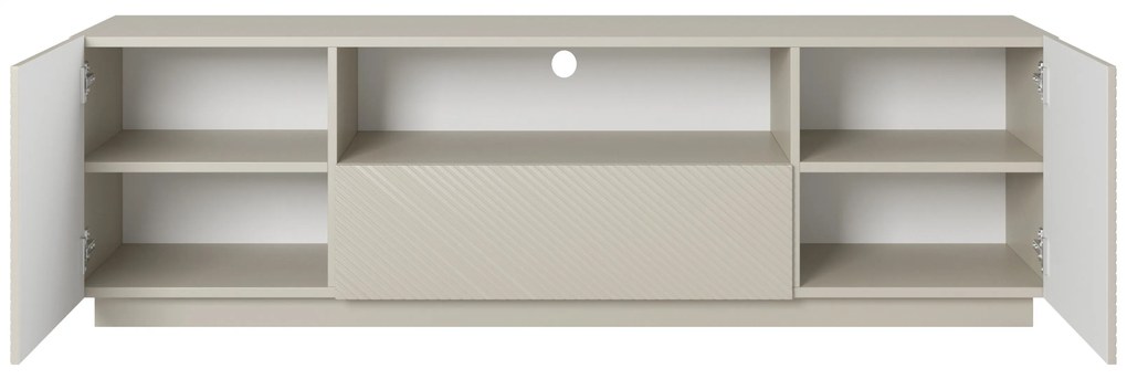 Comodă TV cu sertar și nișă Asha 167 cm - cașmir