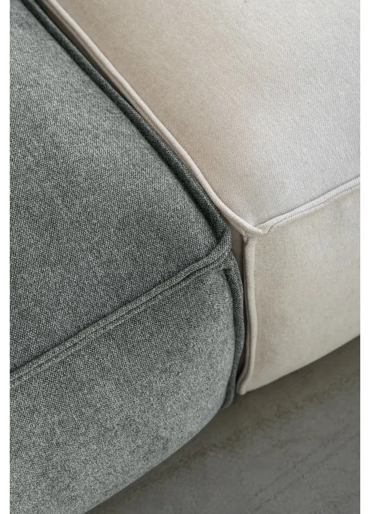 Șezlong modular verde (cu colț pe partea stângă ) Flex Felix – Miuform