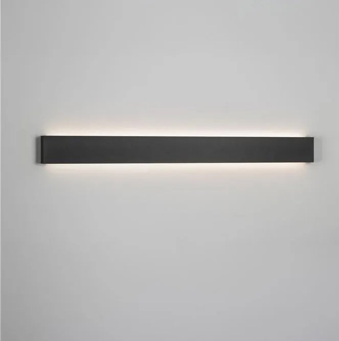 Aplica exterior negru liniara 90cm IP65 LED METRIC