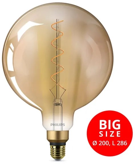 Bec LED VINTAGE Philips E27/4,5W/230V 1800K