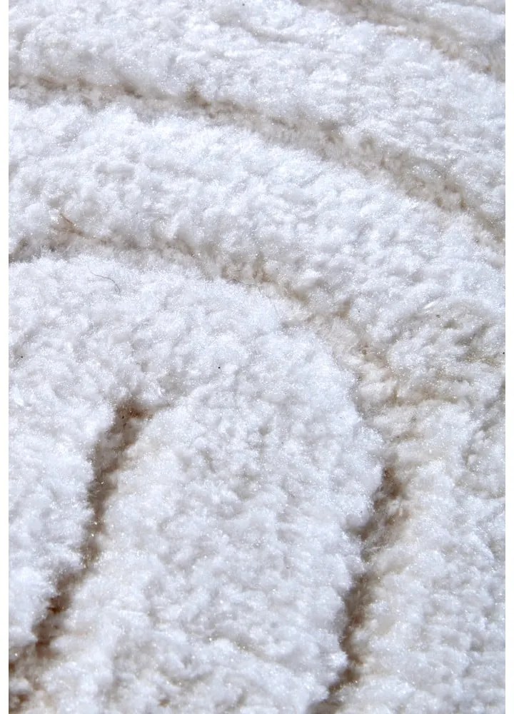 Covor alb rotund ø 200 cm Panglao New York White – Elle Decoration