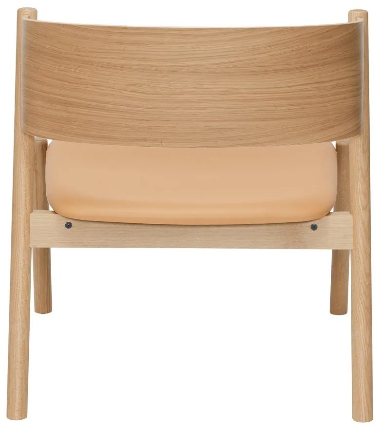 Fotoliu maro deschis Oblique – Hübsch