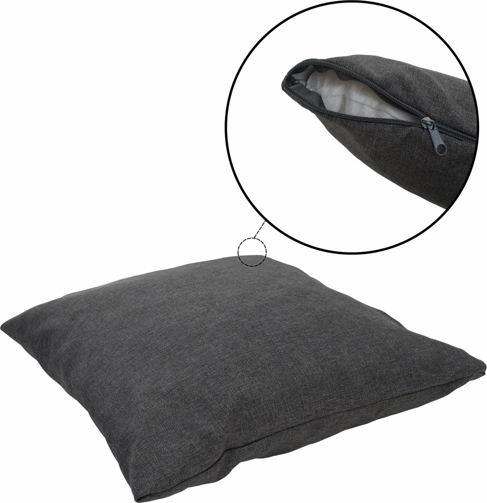 Set de canapea universal, gri/gri deschis, PAGI COLţ UNI