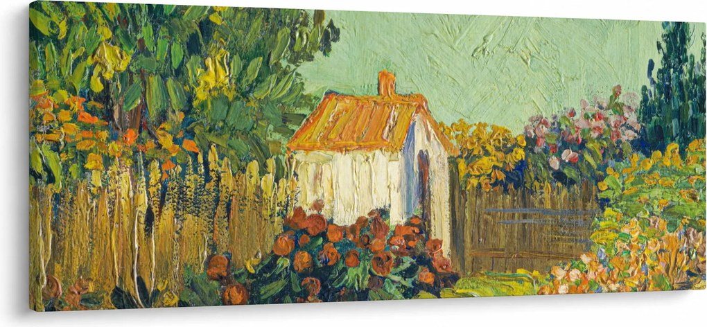 Tablou - Imitator of Vincent van Gogh, Landscape, reproducere (120x50 cm)