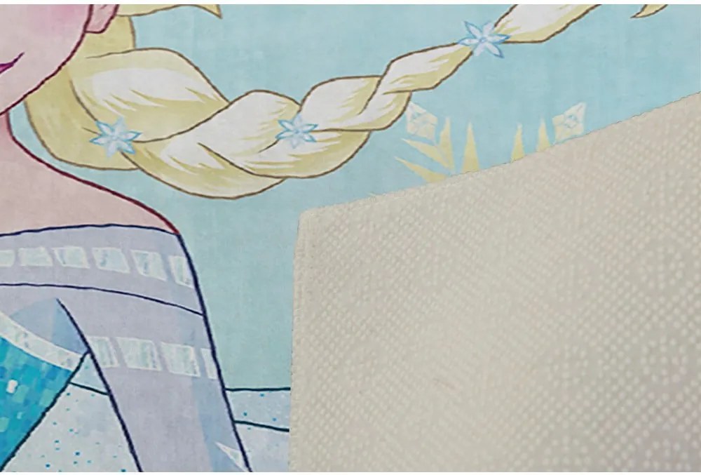 Covor antiderapant pentru copii Homefesto Frozen, 80 x 150 cm