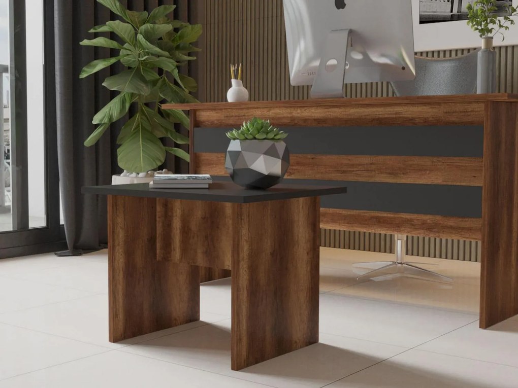 Măsuță de cafea Libepi 1 (nuc + antracit). 1093207