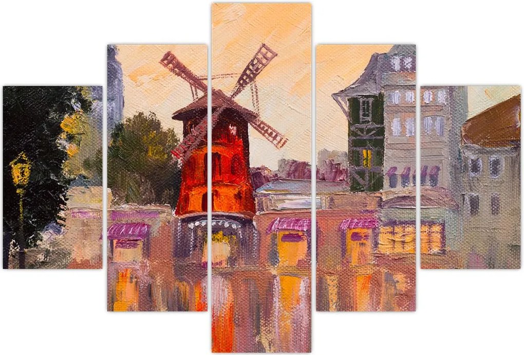 Tablou - Moulin rouge, Paris, Franța (150x105 cm)